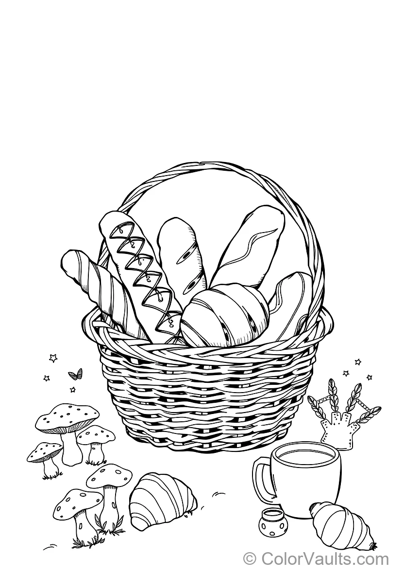 Bakery Craft Sketch: Pretzel with Coarse Sea Salt (5)