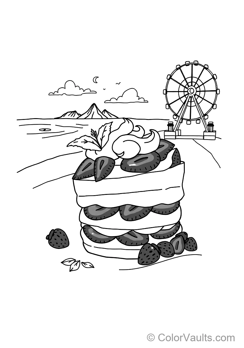 Delicious Treats Sketch: Jar of Homemade Berry Jam (6)