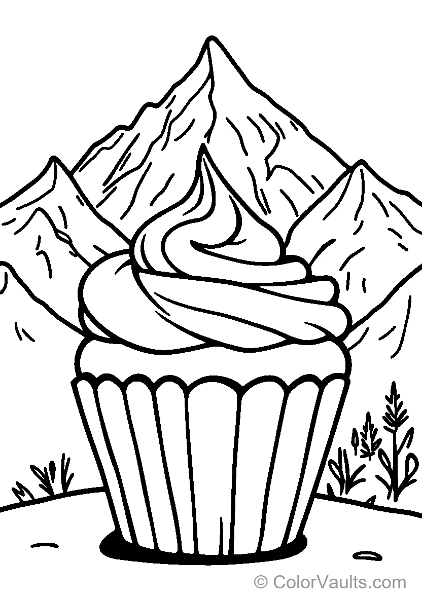 Mountain Cupcake