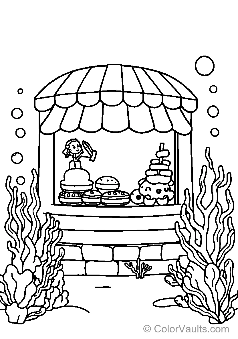 Underwater Food Stand