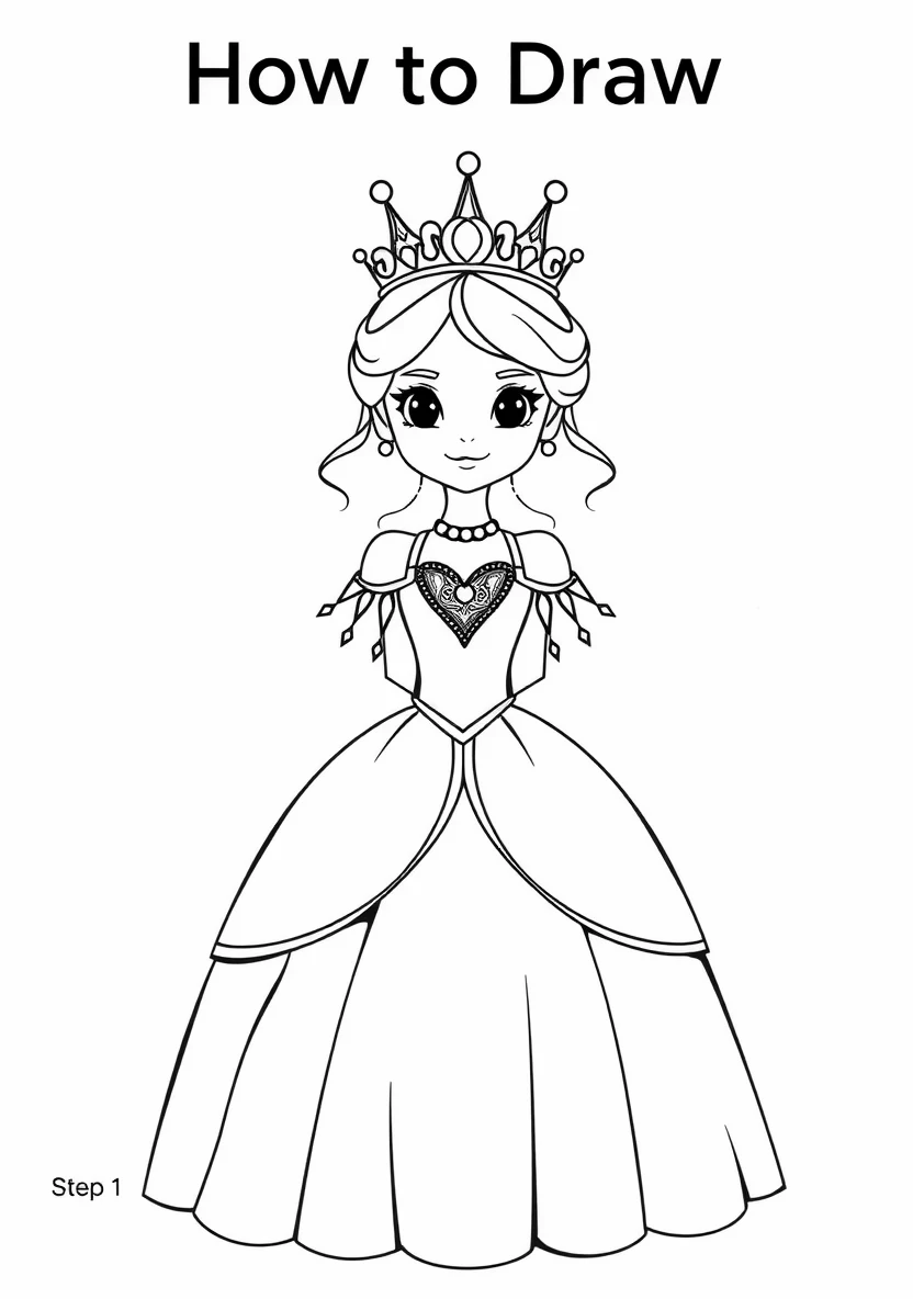 How to Draw Schritt für Schritt coloring page 3
