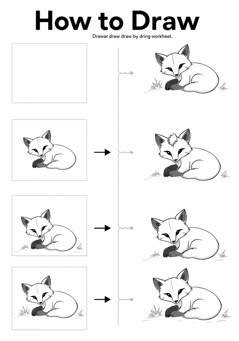 Étape par Étape Drawing Tutori