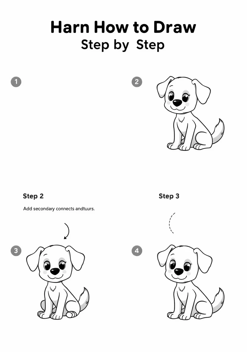 Étape par Étape Drawing Tutori