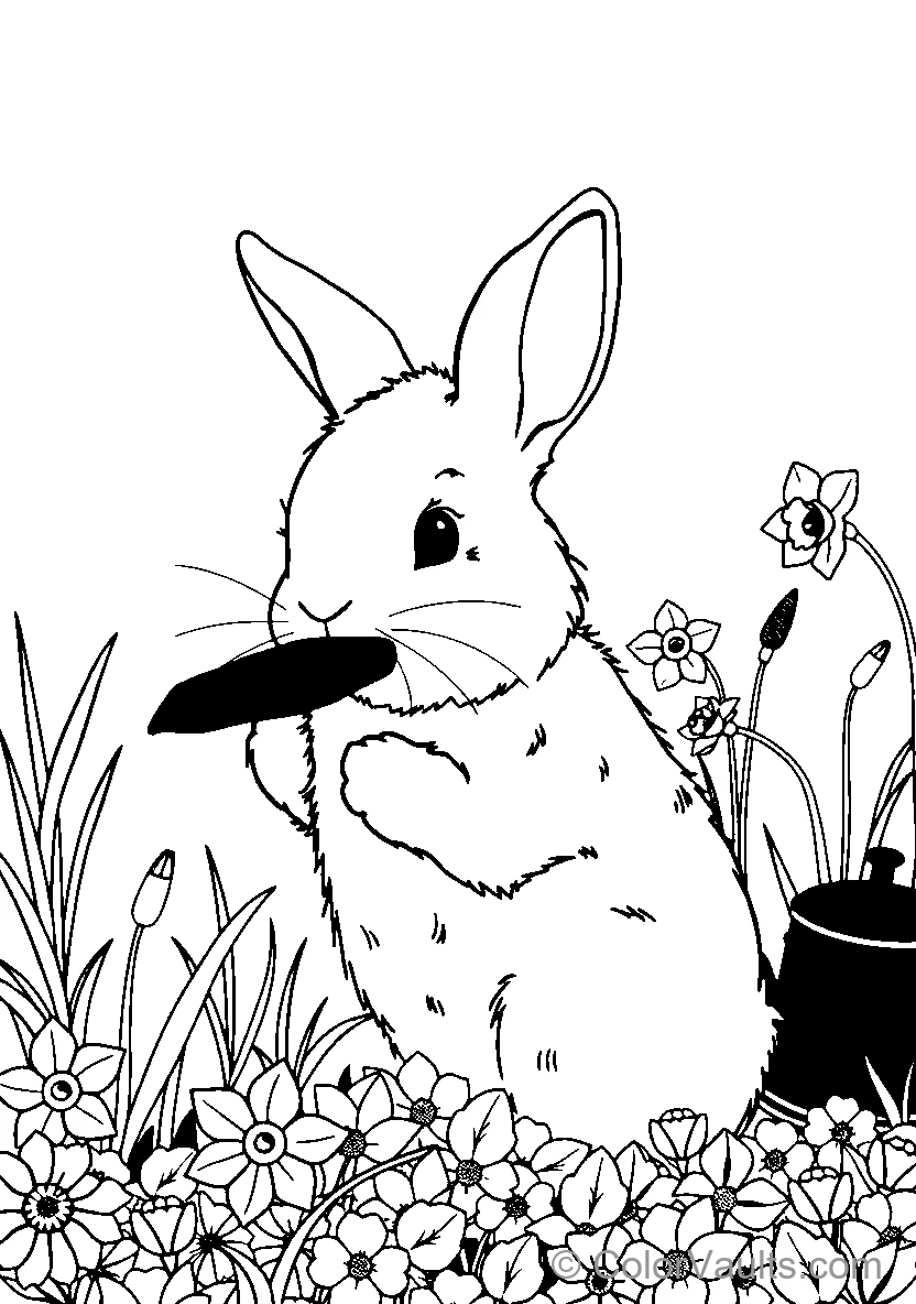 Rabbit Enjoying Nature