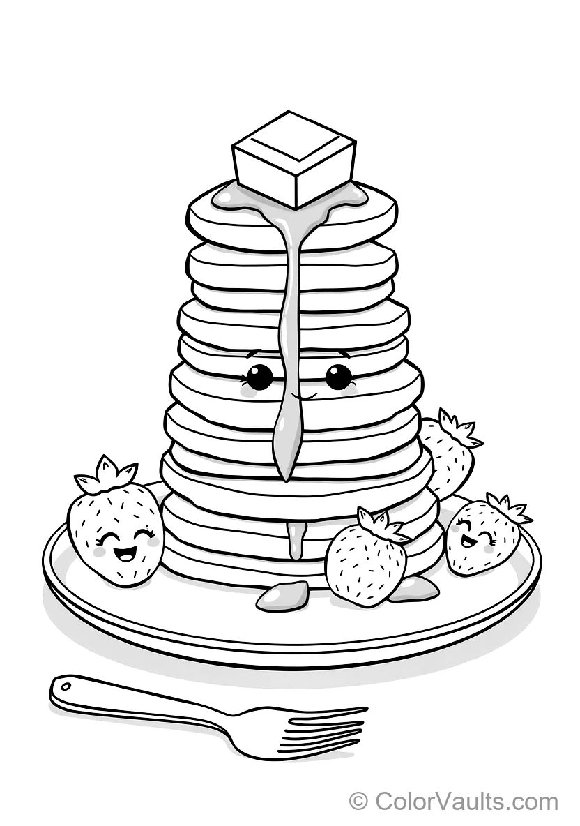 Süßer Kawaii Food & Sushi coloring page 2