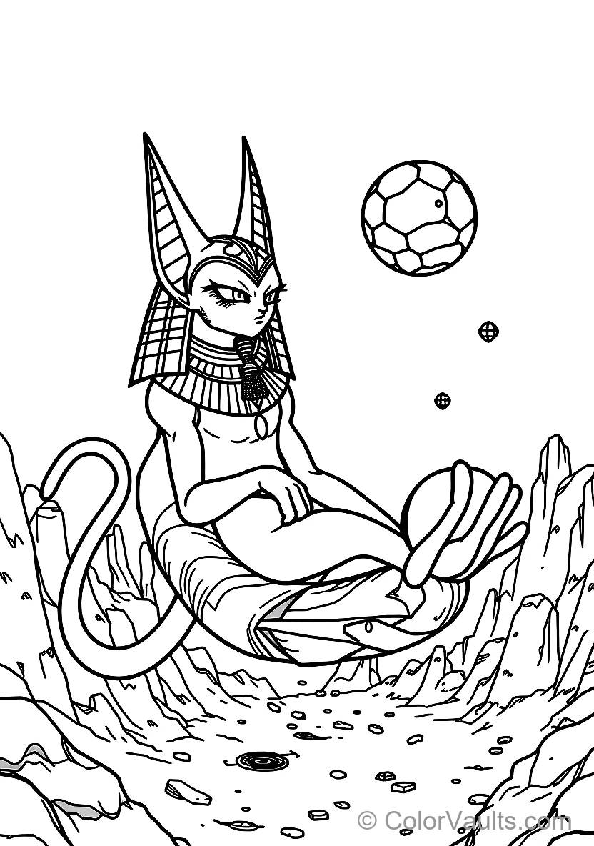 Anime Beerus from Dragon Ball Z (Scene 8)