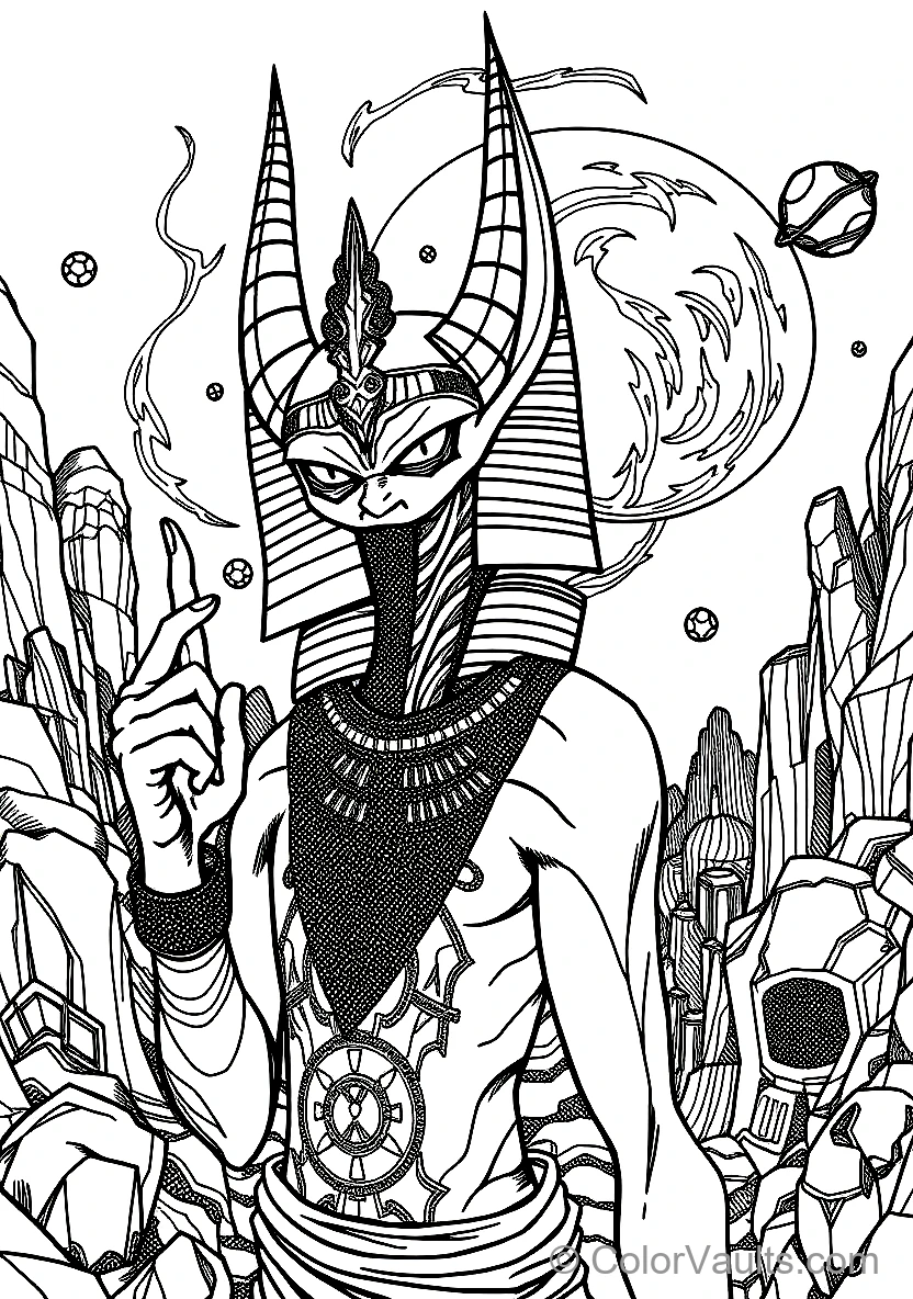 Anime Beerus from Dragon Ball Z (Scene 9)