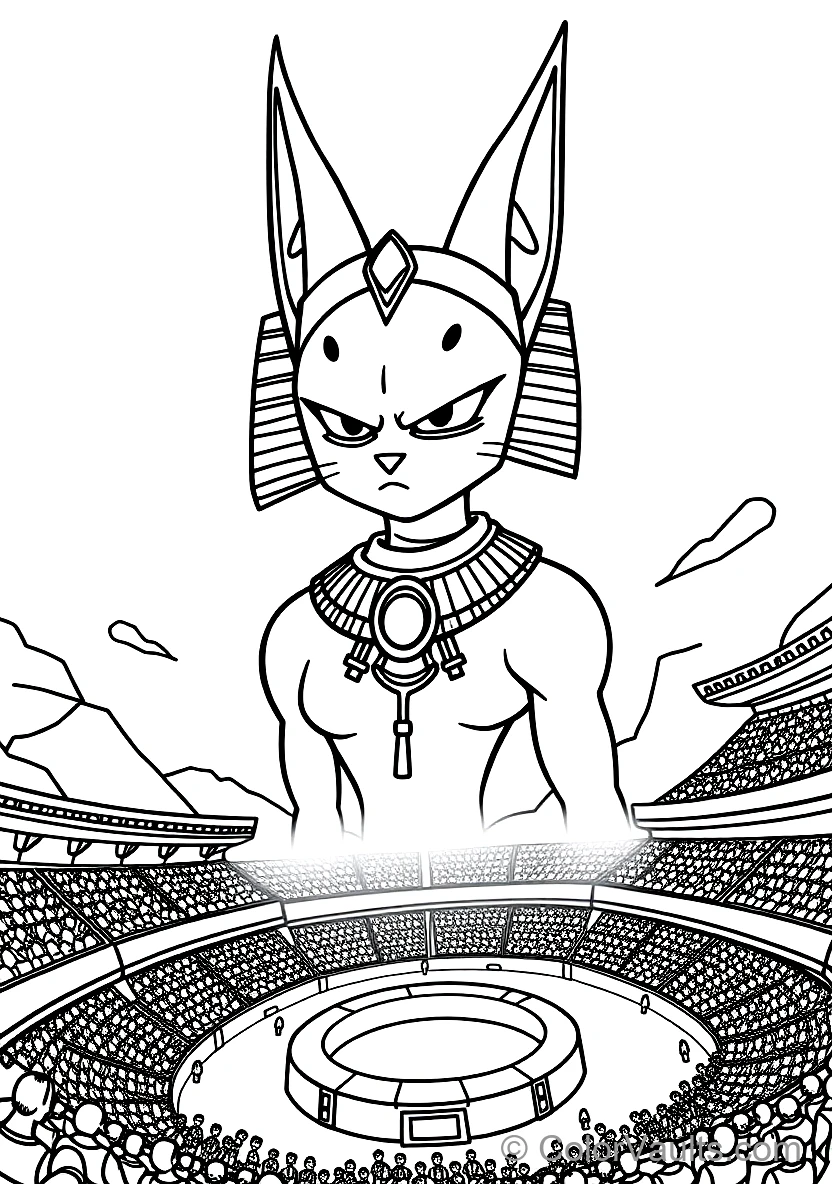 Anime Beerus from Dragon Ball Z (Scene 11)