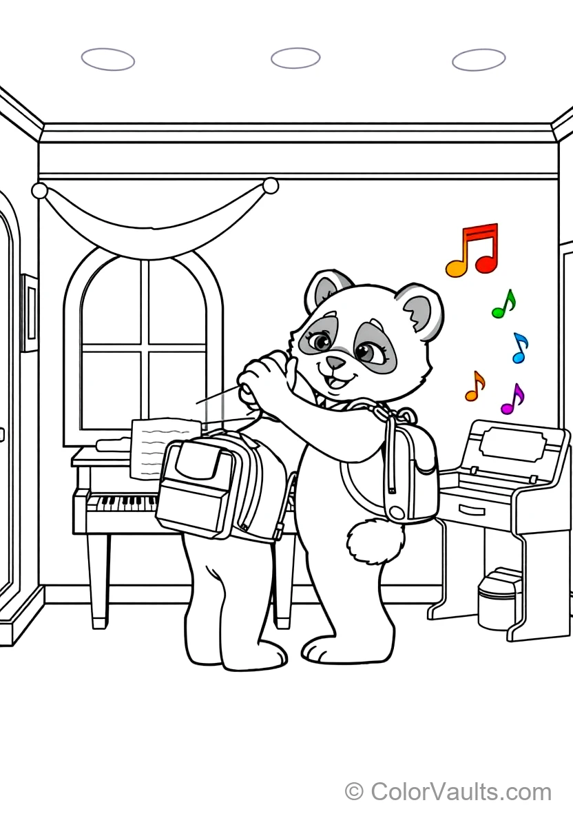 Pandy Paws the Half-cat Half-panda Giving a High-five (Scene 2)