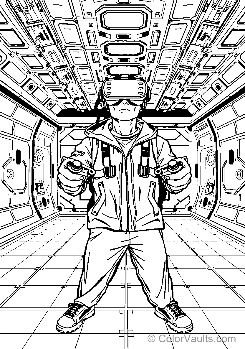 Anime Characters In Futuristic Setting