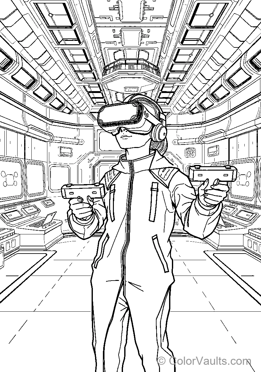 Anime Characters In Futuristic Setting 1