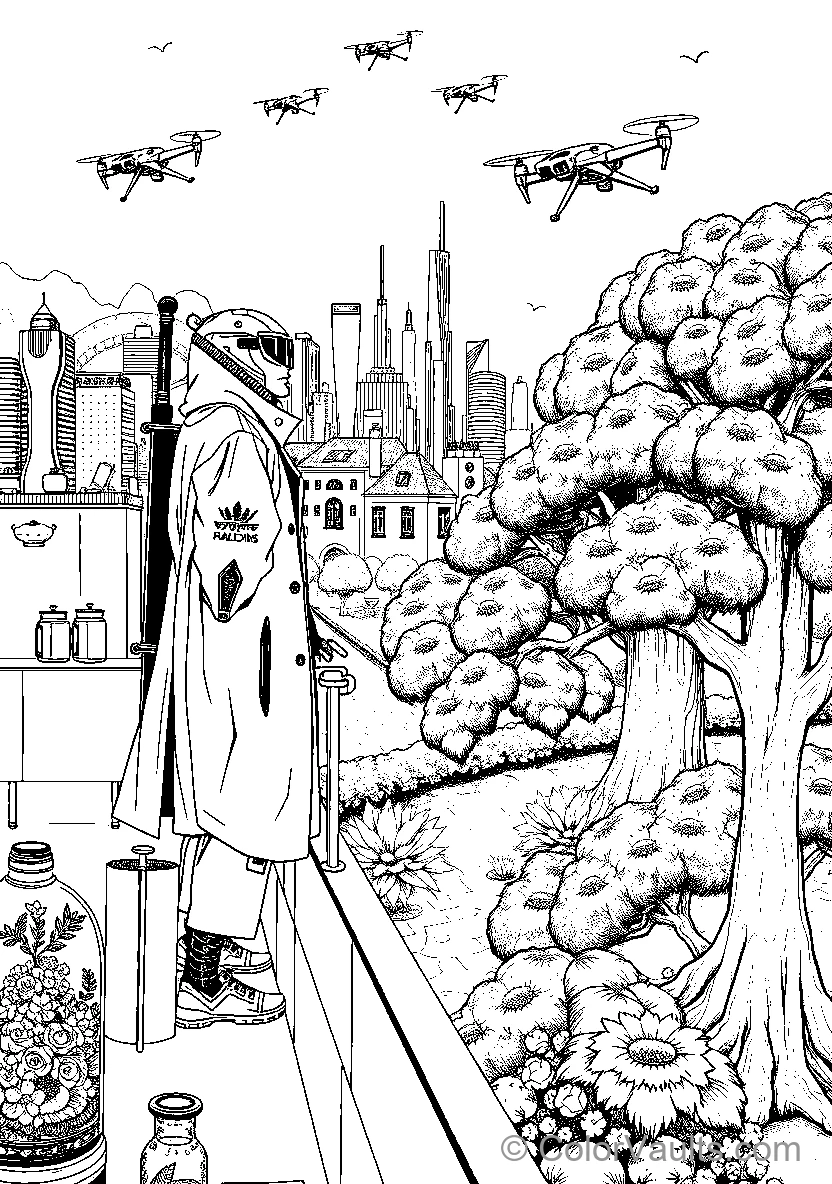 Anime Characters In Urban Setting