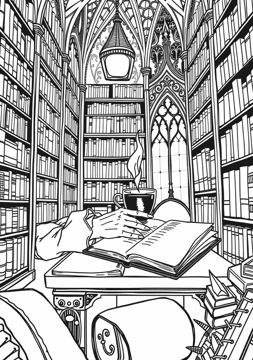 A Gothic Dark Academia St