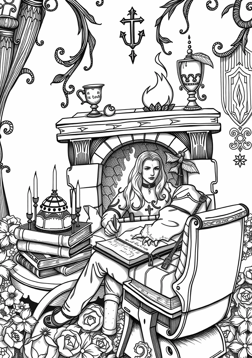 A Gothic Dark Academia St