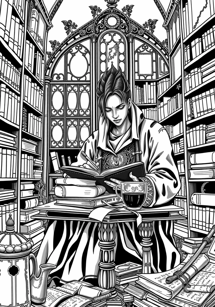 A Gothic Dark Academia St