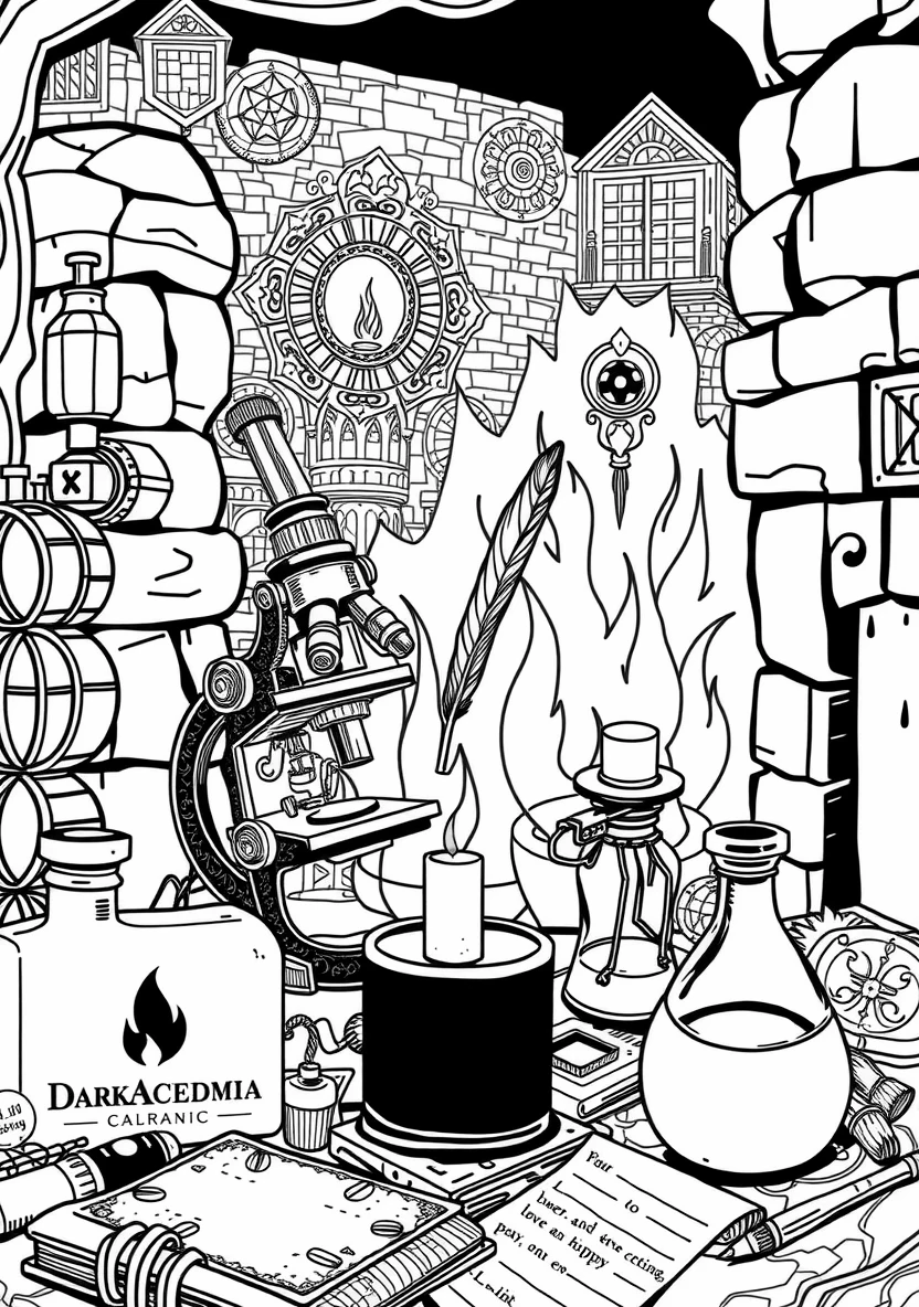 A Gothic Dark Academia St