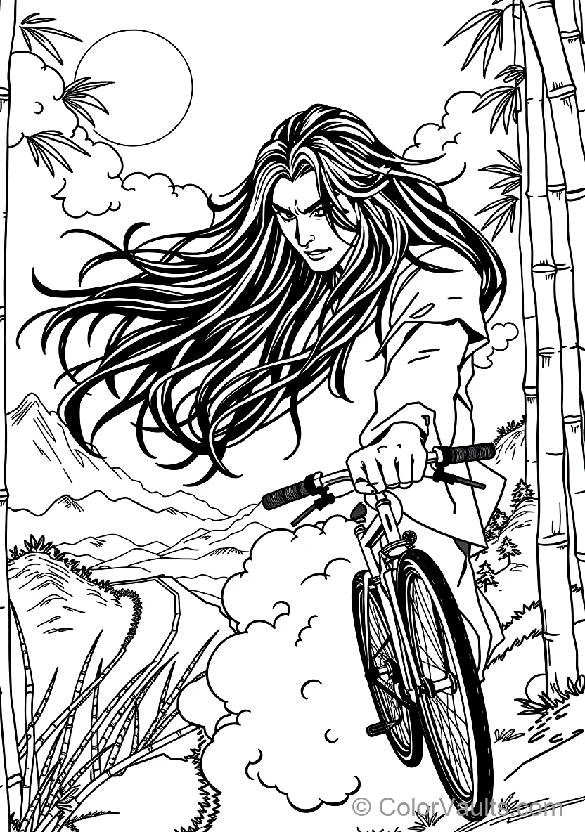 Muichiro Tokito the Mist Hashira with Long Hair