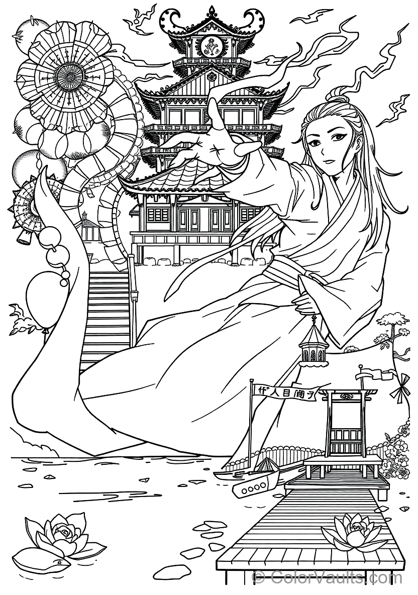Zenitsu Agatsuma in Seventh Form Honoikazuchi No Kami