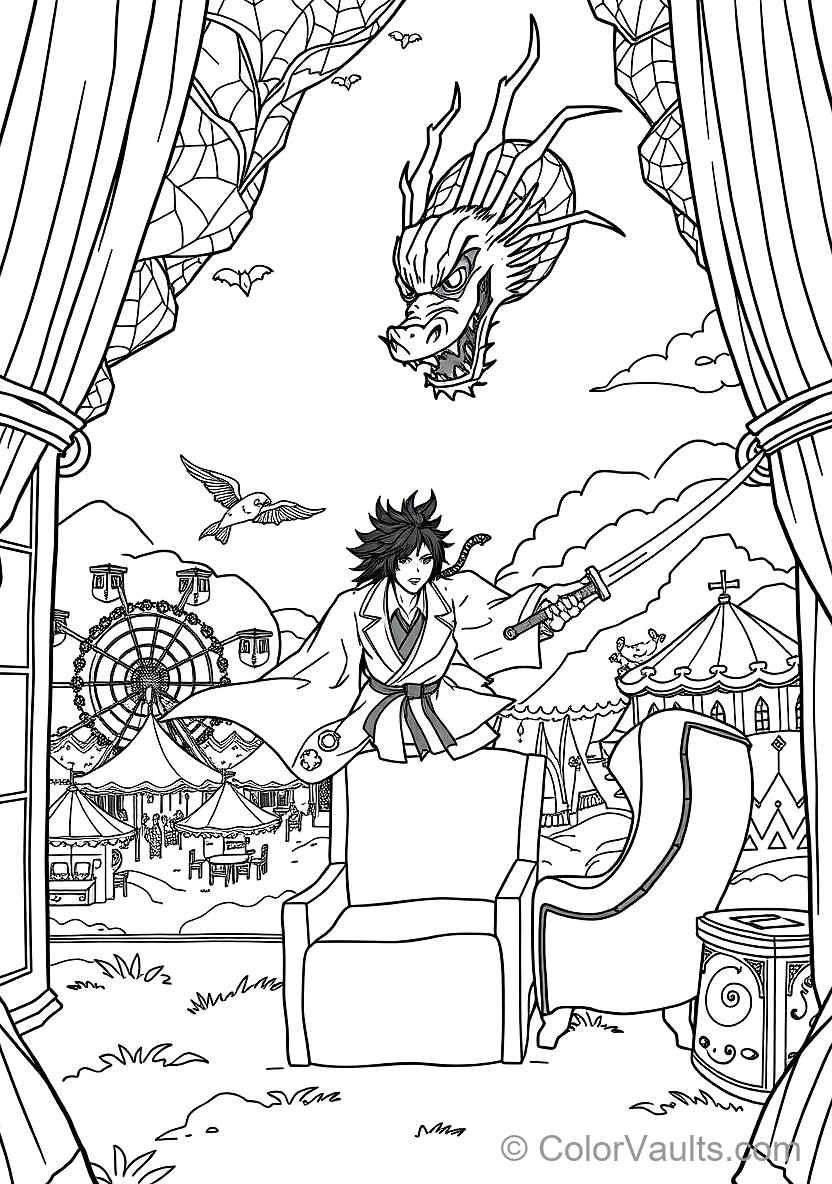 Tanjiro Kamado in Water Breathing Tenth Form Constant (Scene 2)