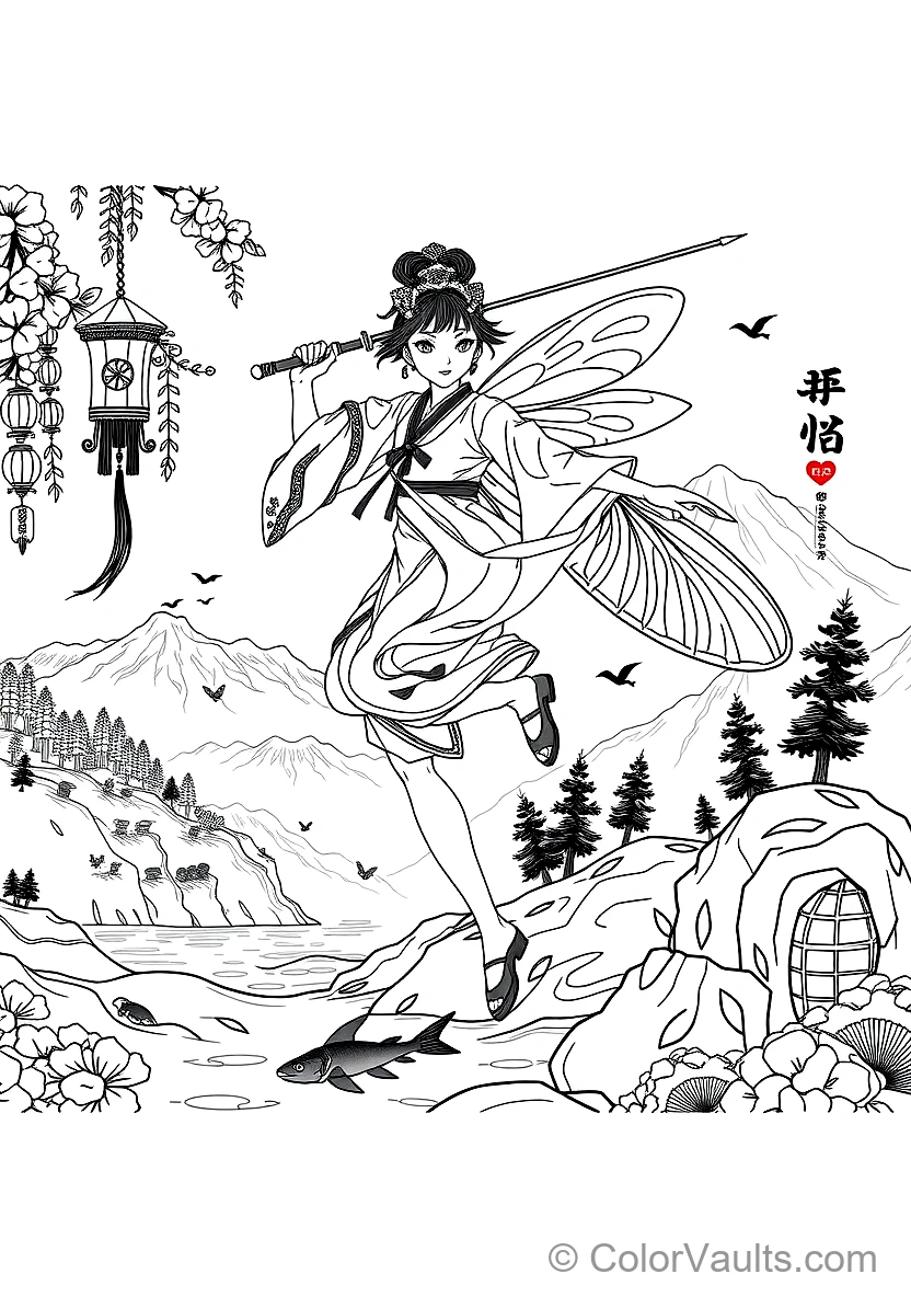 Shinobu Kocho the Insect Hashira with Butterfly Wing (Scene 2)