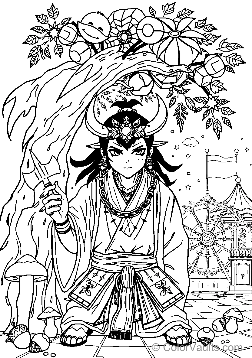 Traditional Attire Character