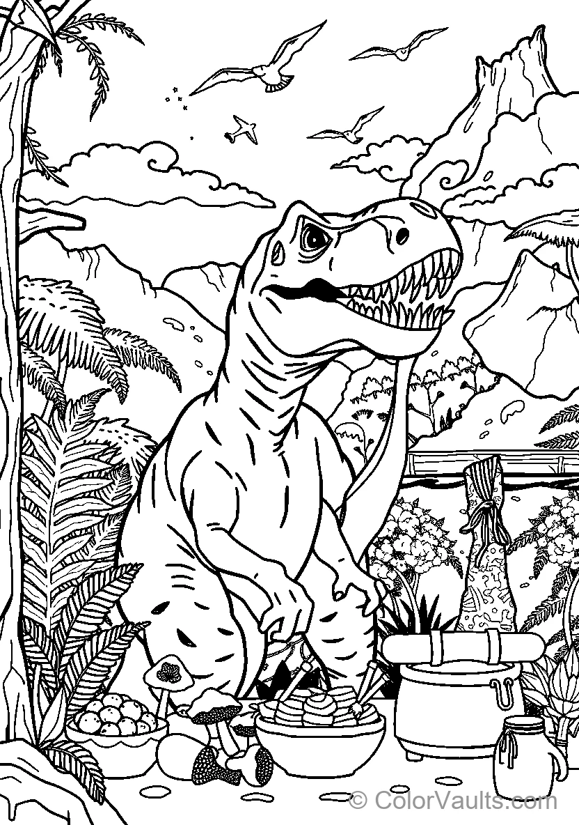 Dinosaur Cooking