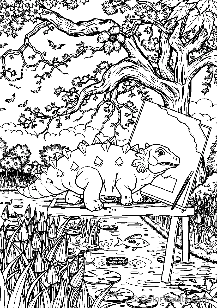 Dinosaur Painter