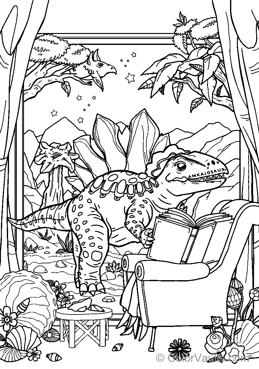Dinosaur Reading Time