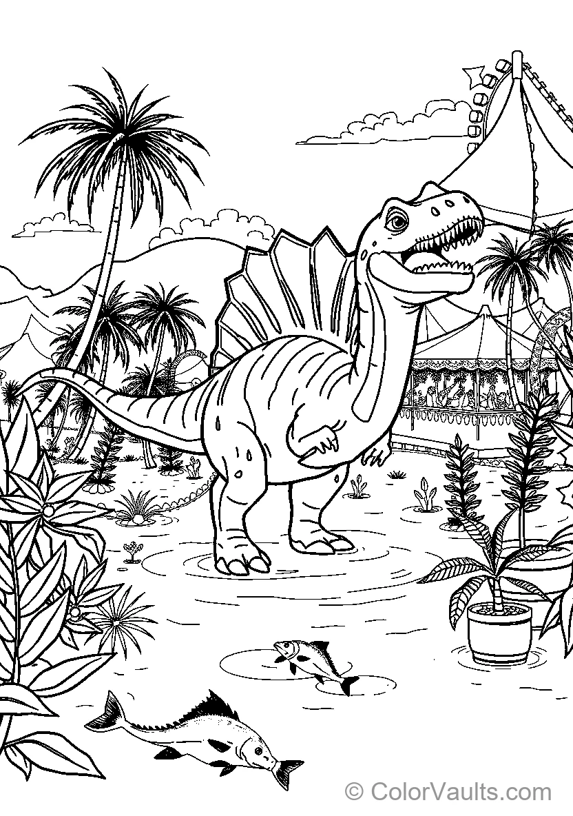Dinosaur At The Carnival (Scene 2)
