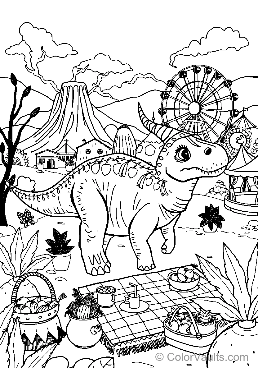 Dinosaur At The Carnival (Scene 3)