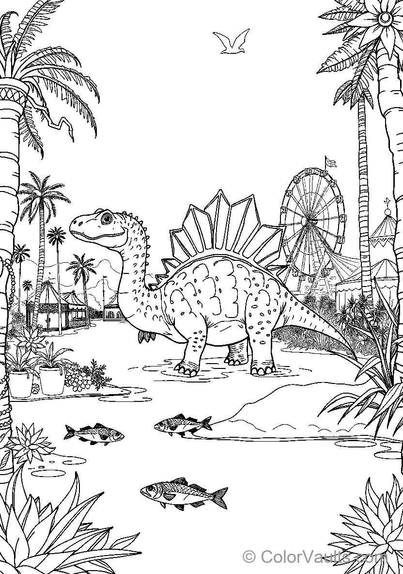 Dinosaur At The Carnival (Scene 6)