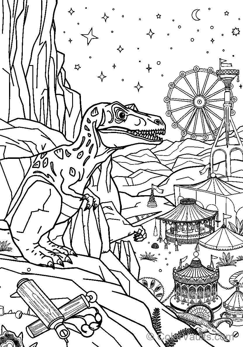 Dinosaur At The Carnival (Scene 7)