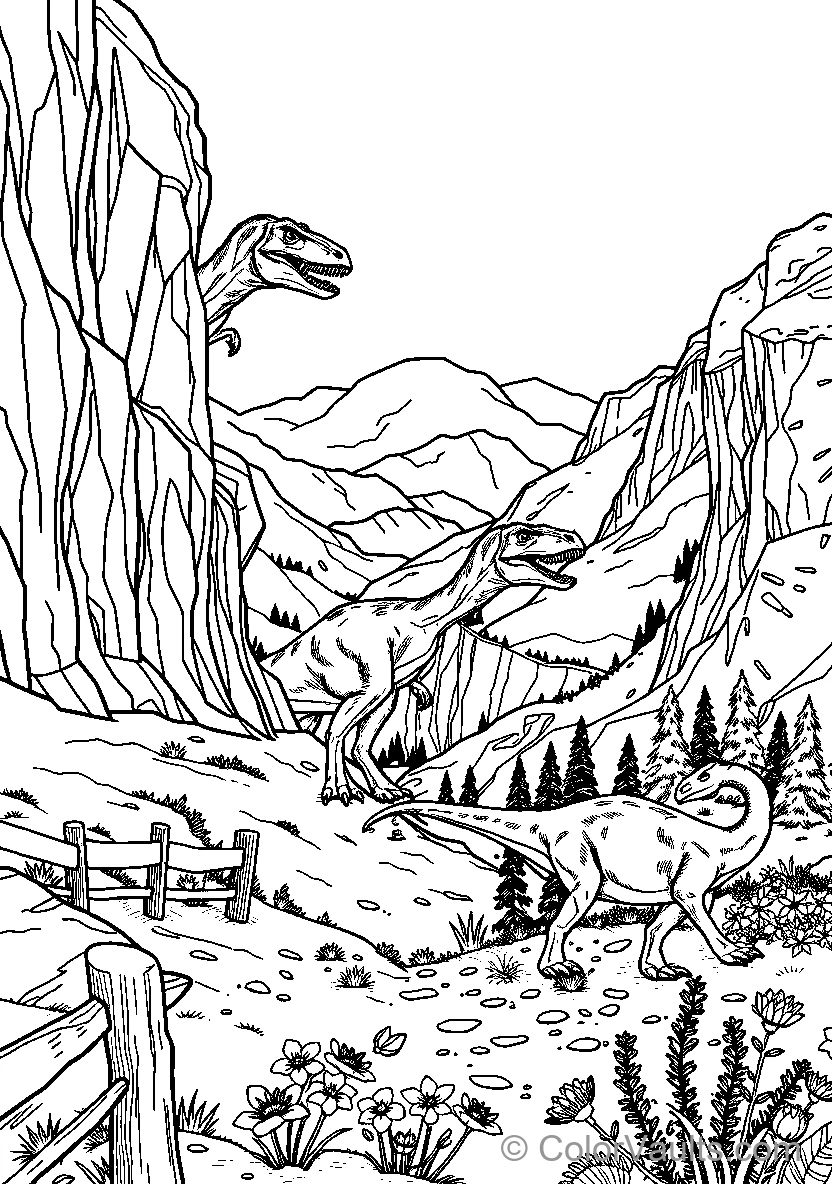Dinosaurs In The Landscape