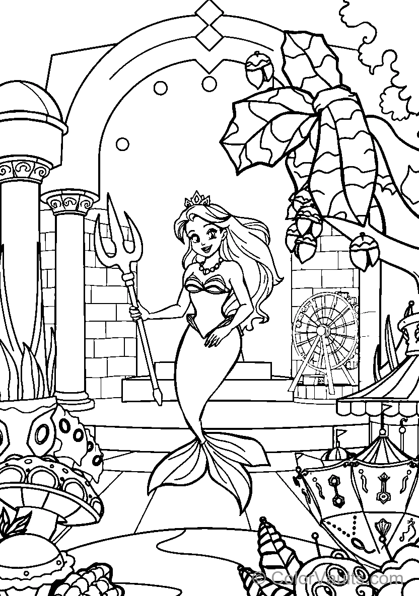 Ariel At A Fairground