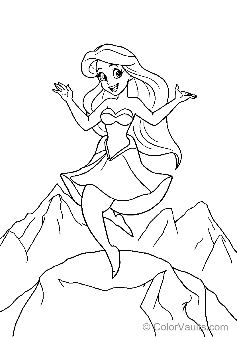 Ariel On Rocky Terrain
