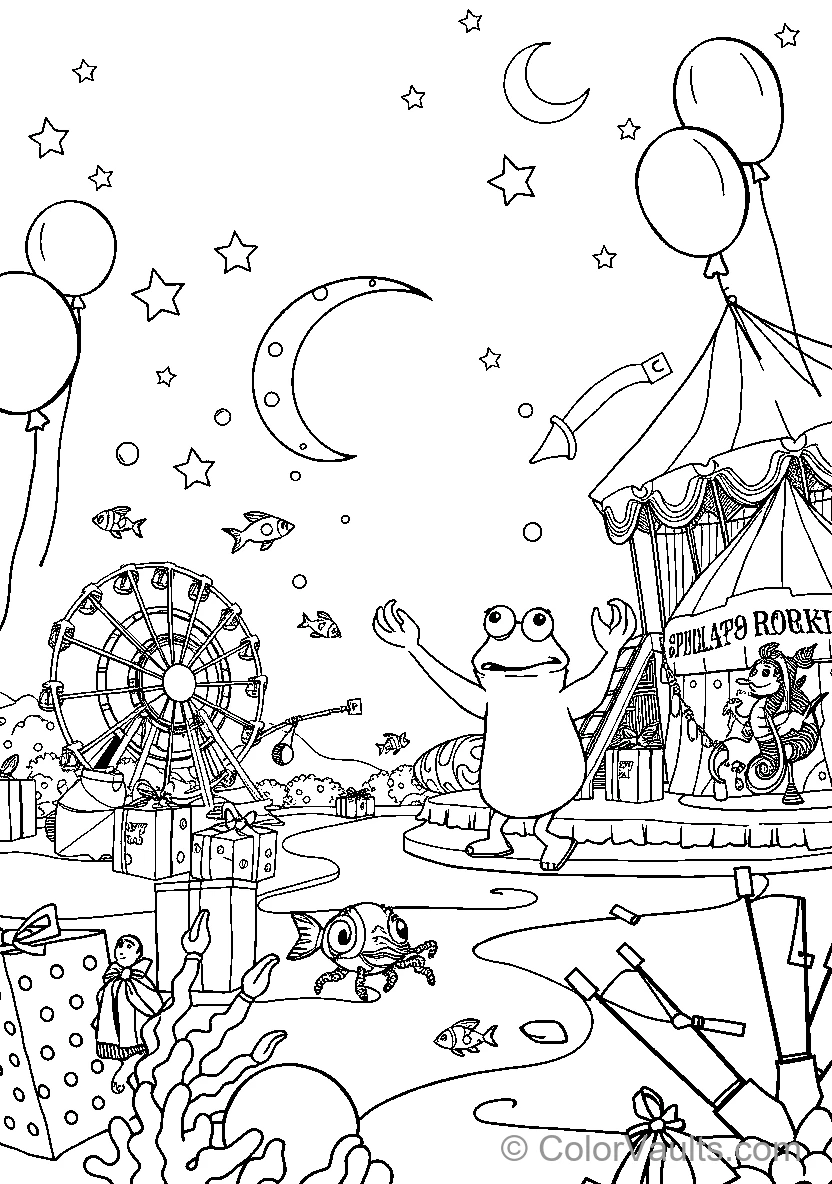 Colorful Carnival Scene