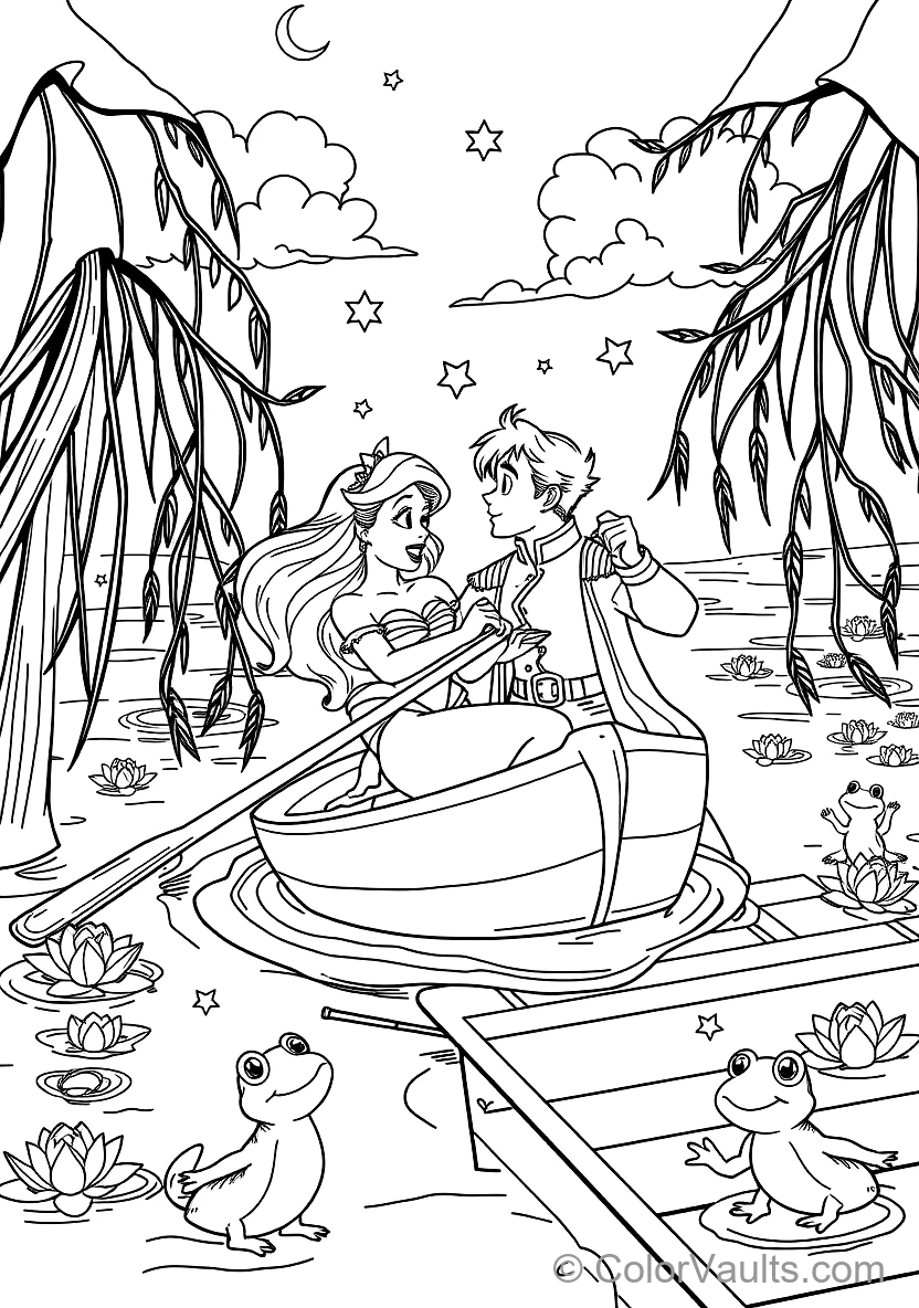 Princess Ariel and Prince Eric Living Happily Ever After