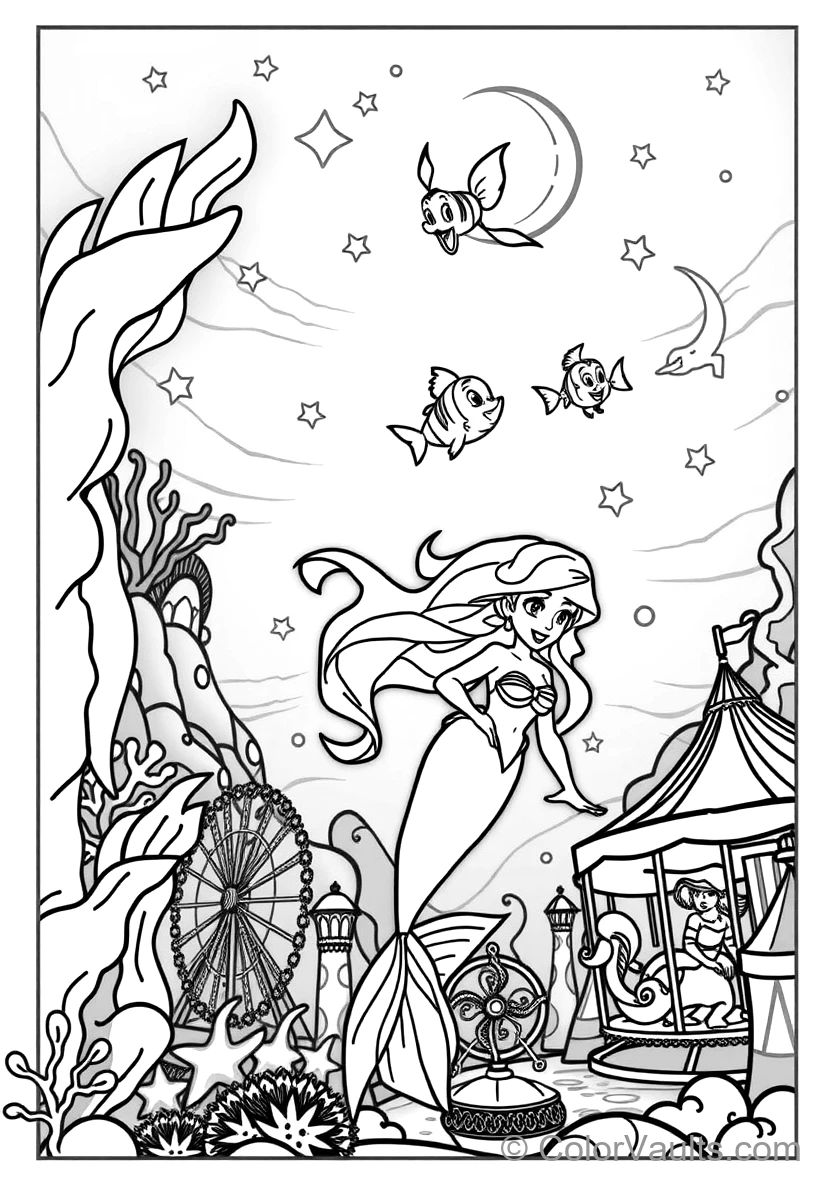 Ariel Holding a Pearl Inside an Oyster Shell (2)