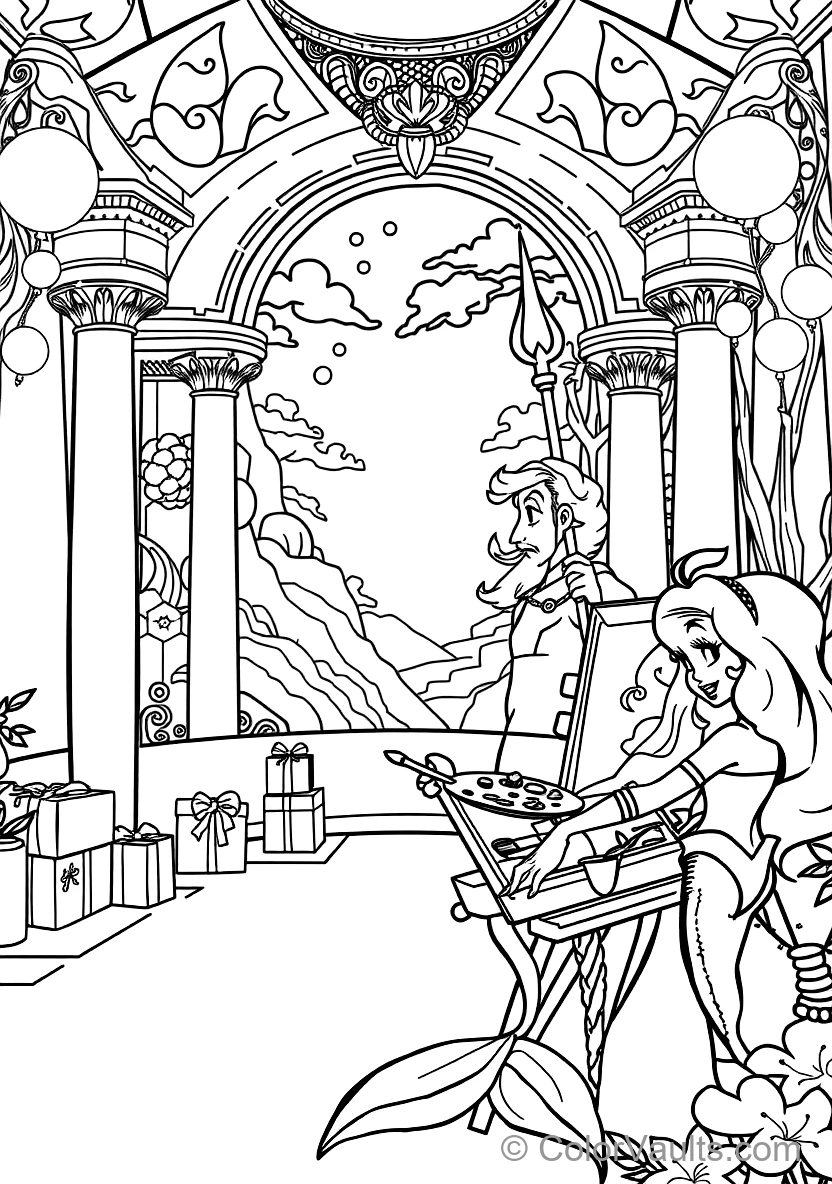 Ursula the Sea Witch Brewing a Magic Potion (3)