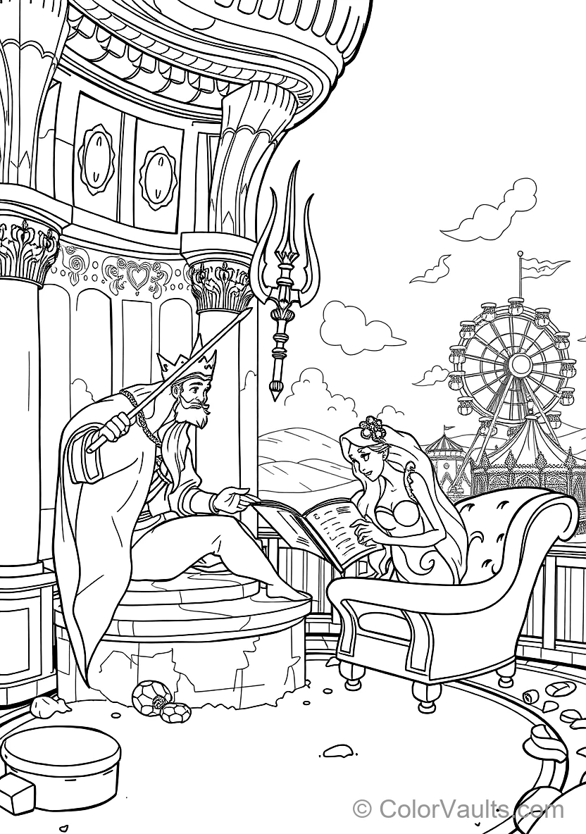 Ariel and Prince Eric Royal Seaside Wedding (3)