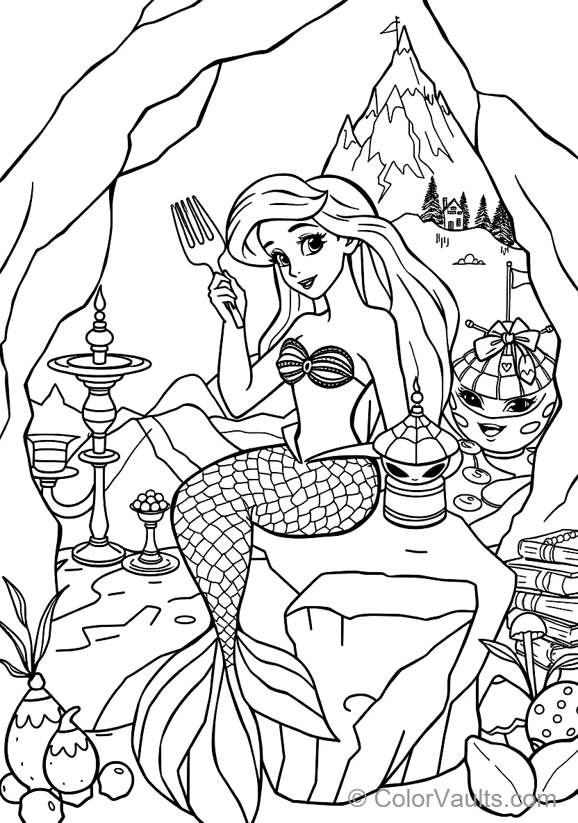 Ariel Transforming from Mermaid into Human (3)