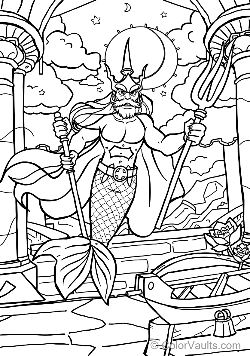 Ursula the Sea Witch Brewing a Magic Potion (4)