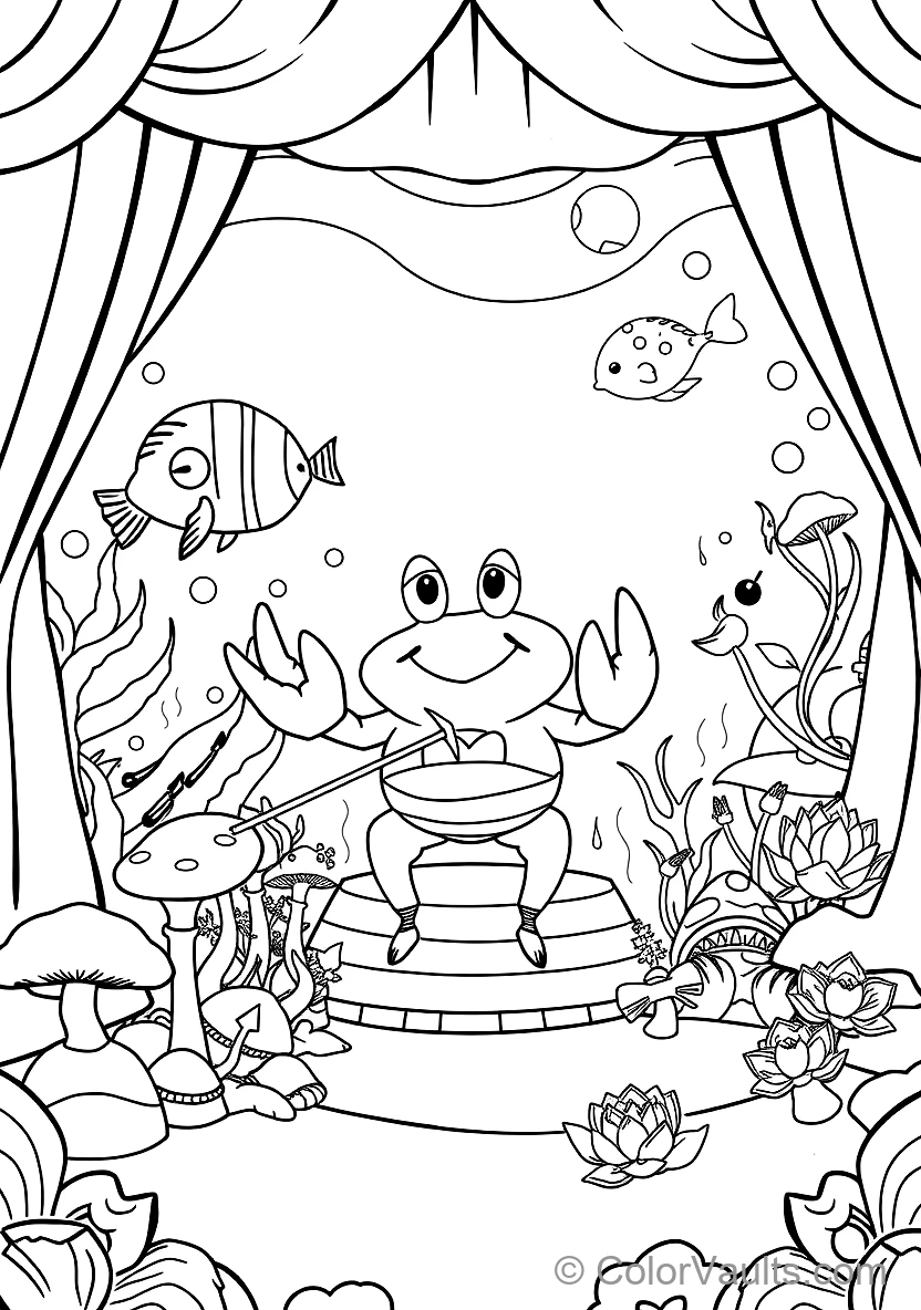 Ariel Holding a Pearl Inside an Oyster Shell (4)