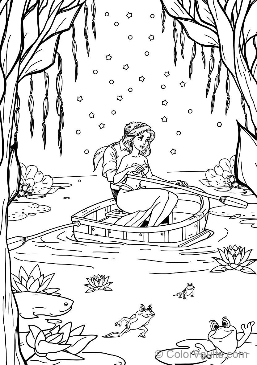Ariel Holding a Pearl Inside an Oyster Shell (5)