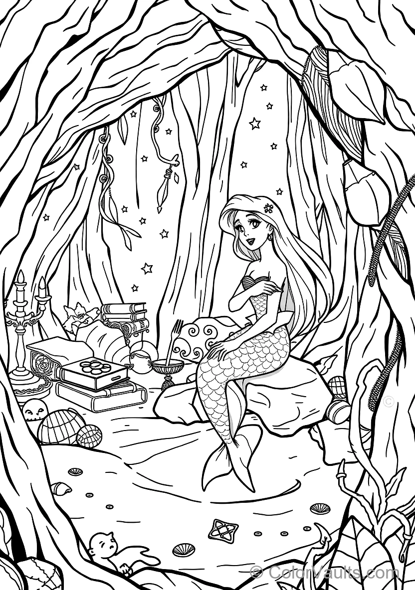 Ariel and Prince Eric in Romantic Rowboat Scene (6)