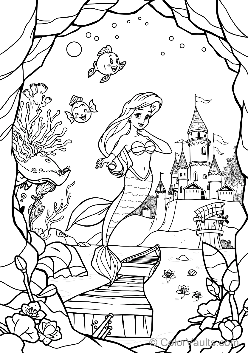 King Triton Holding the Golden Glowing Trident (6)