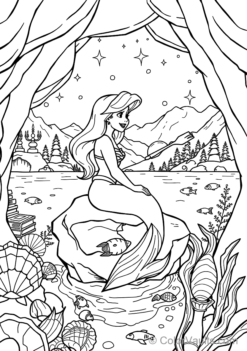 King Triton Holding the Golden Glowing Trident (7)