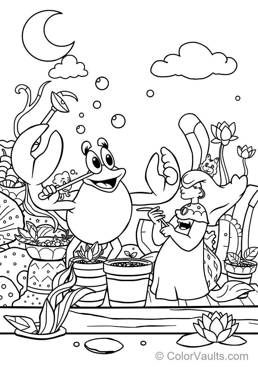 Ursula the Sea Witch Brewing a Magic Potion (7)