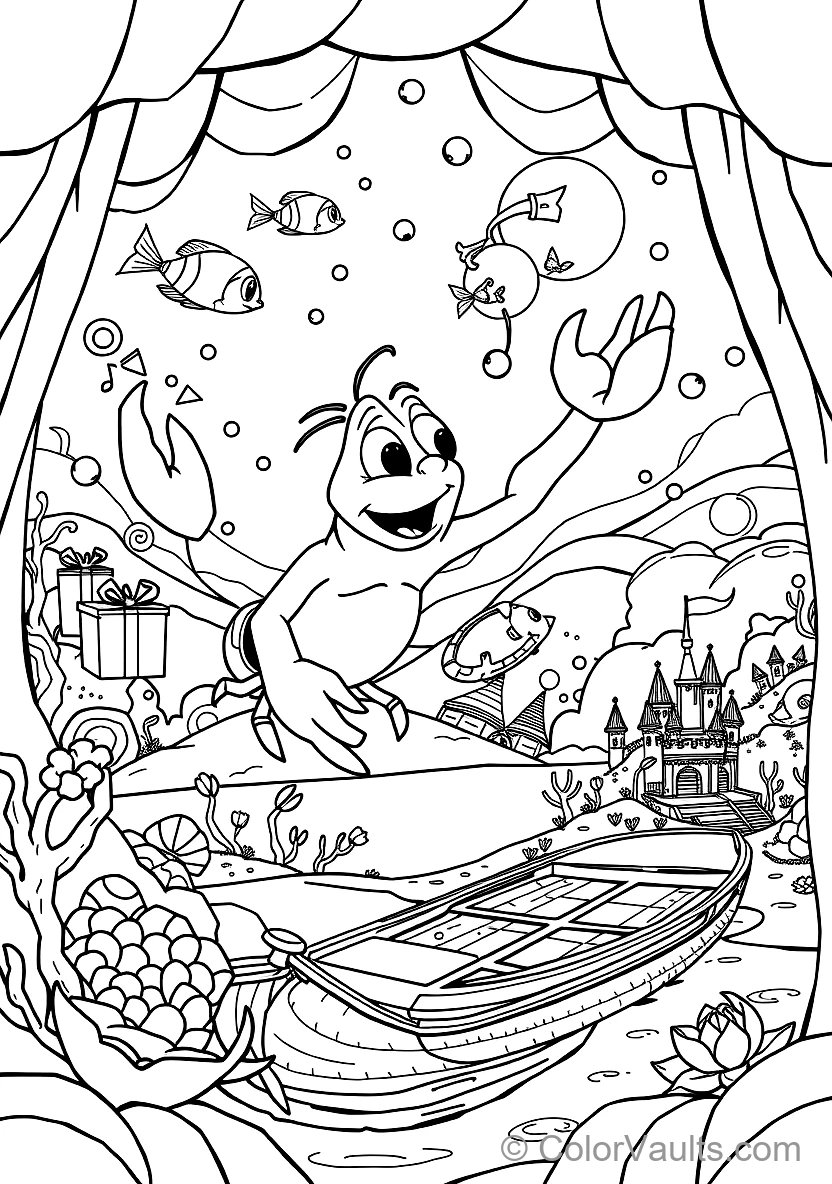 Flounder and Sebastian Exploring the Sunken Ship (8)