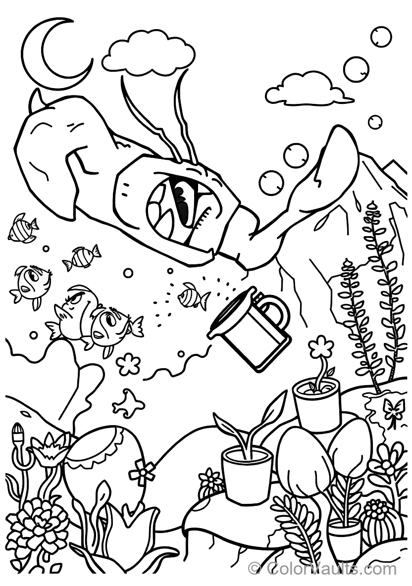 Sebastian the Crab Conducting Underwater Orchestra (9)